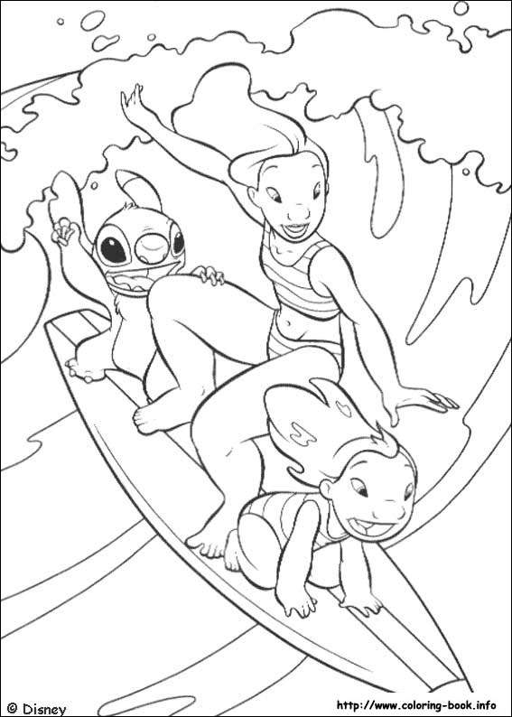 Lilo and Stitch coloring picture